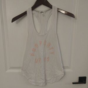 VS White and Pink Tank Top